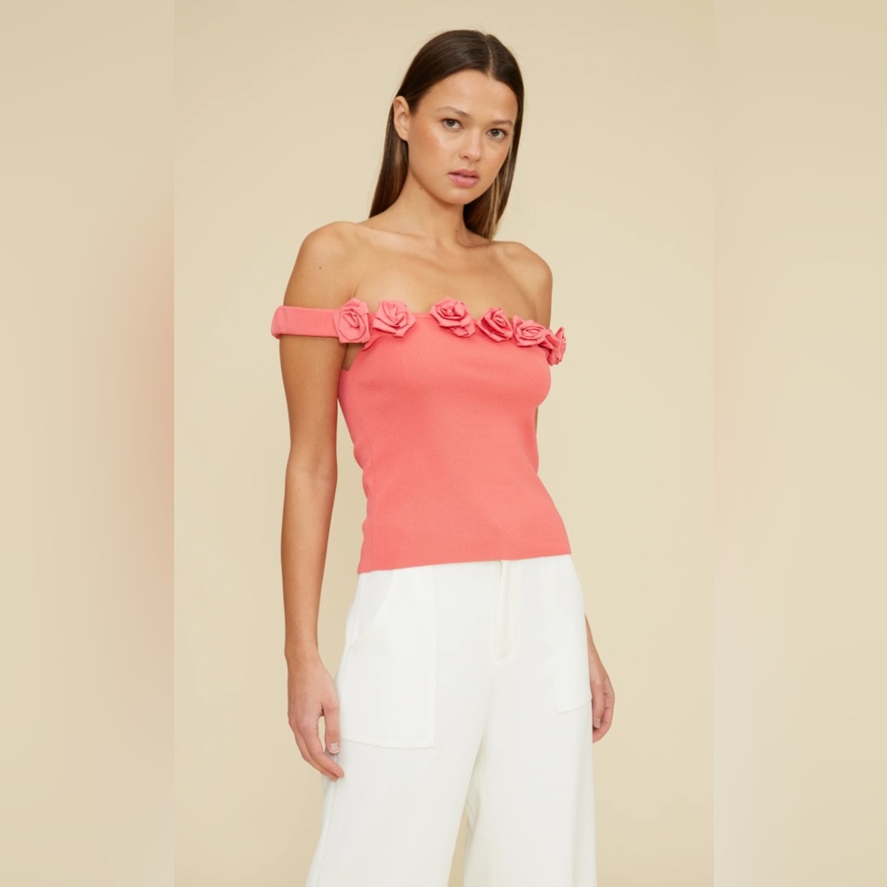 Lucy Paris Kamila Coral Top Medium